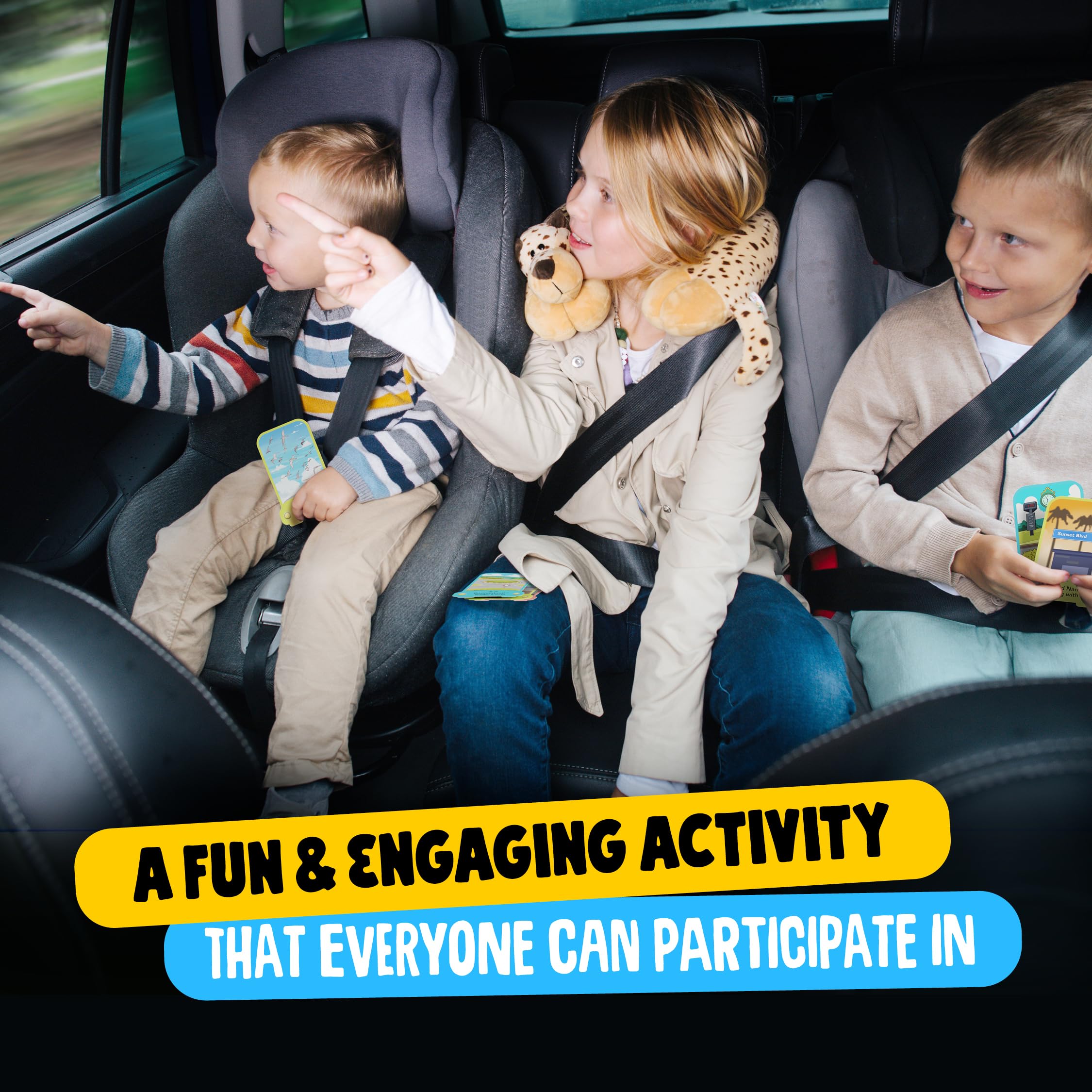 Mini Explorer Road Rally Travel Scavenger Hunt Card Game for Kids - Roads Trip Car Games & Activities Must Haves Essentials - Eye Hide & Seek Found Spy Summer Camping Toys Ages 5 6 7 8 9 10 11 12