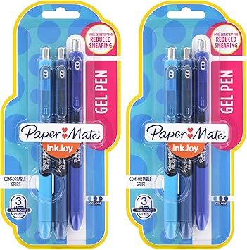 Paper Mate Inkjoy Gel Druckkugelschreiber Stifte 0 5 Mm Feine Spitze Blau Tinte Katzentoilette Amazon De Burobedarf Schreibwaren
