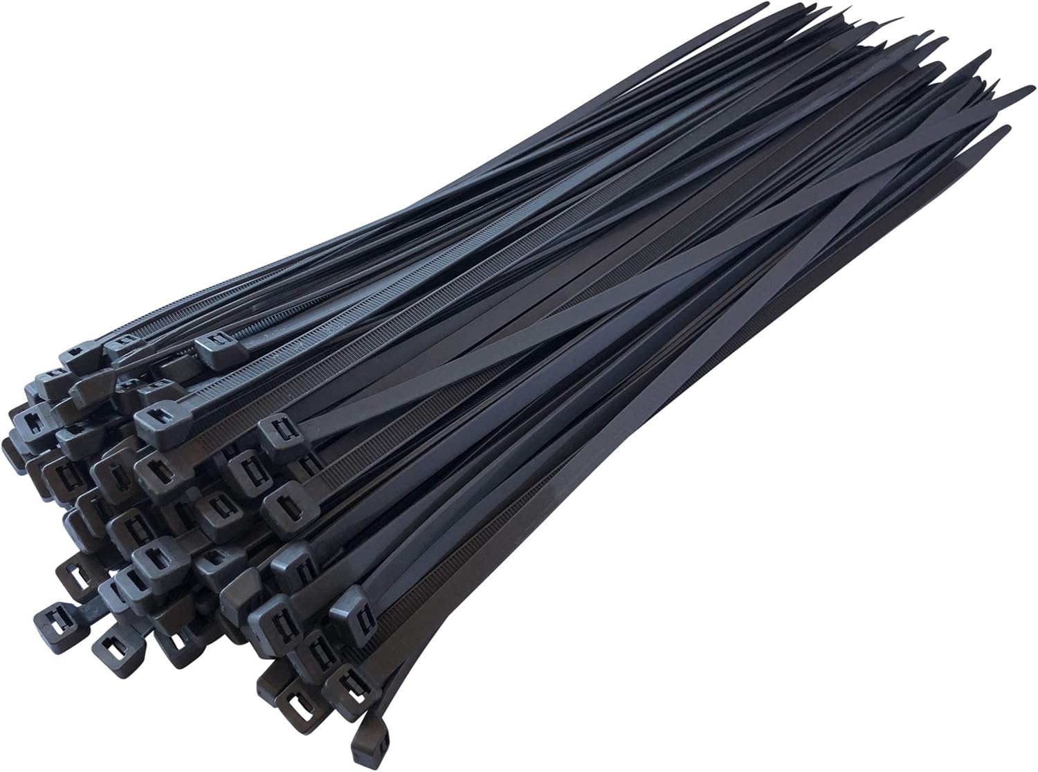 Gocableties Heavy Duty Long Silver Cable Ties, 370mm x 7.6mm, Pack of 100, Premium Nylon Zip Ties, Plastic Tie Wraps - Image 3