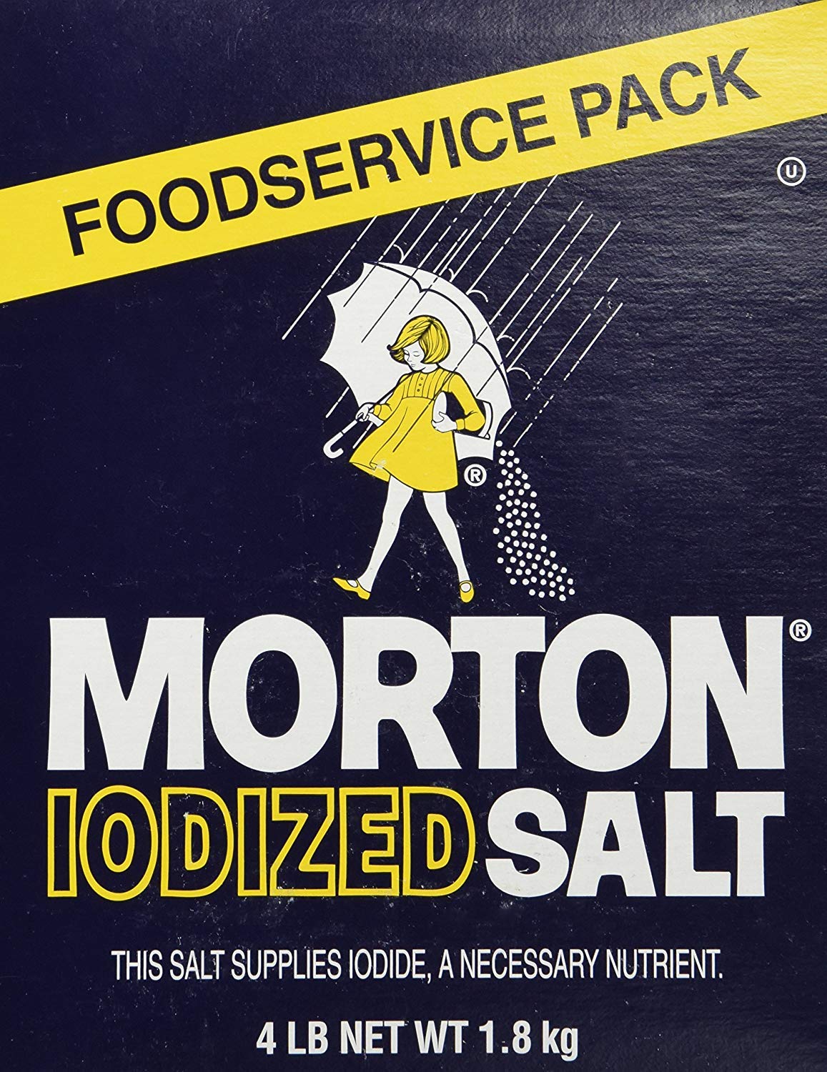 Morton Iodized Table Salt - 4lb. Box : Grocery & Gourmet Food