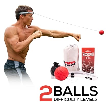Buy Nm Fit Boxing Reflex Ball Ball With Adjustable Headband For Kids And Adults Equipment Speed Training Stand Fitness Punching To Improve Reaction Agility Online At Low Prices In India