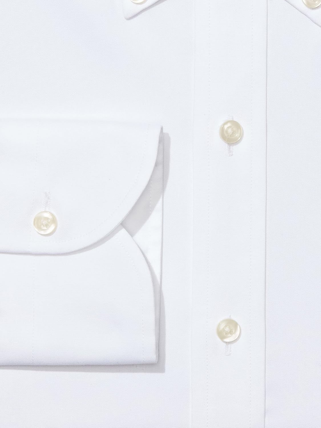  Brand - Buttoned Down Men's Slim-Fit Button Collar Solid Pinpoint Dress Shirt, Supima Cotton Non-Iron: Clothing