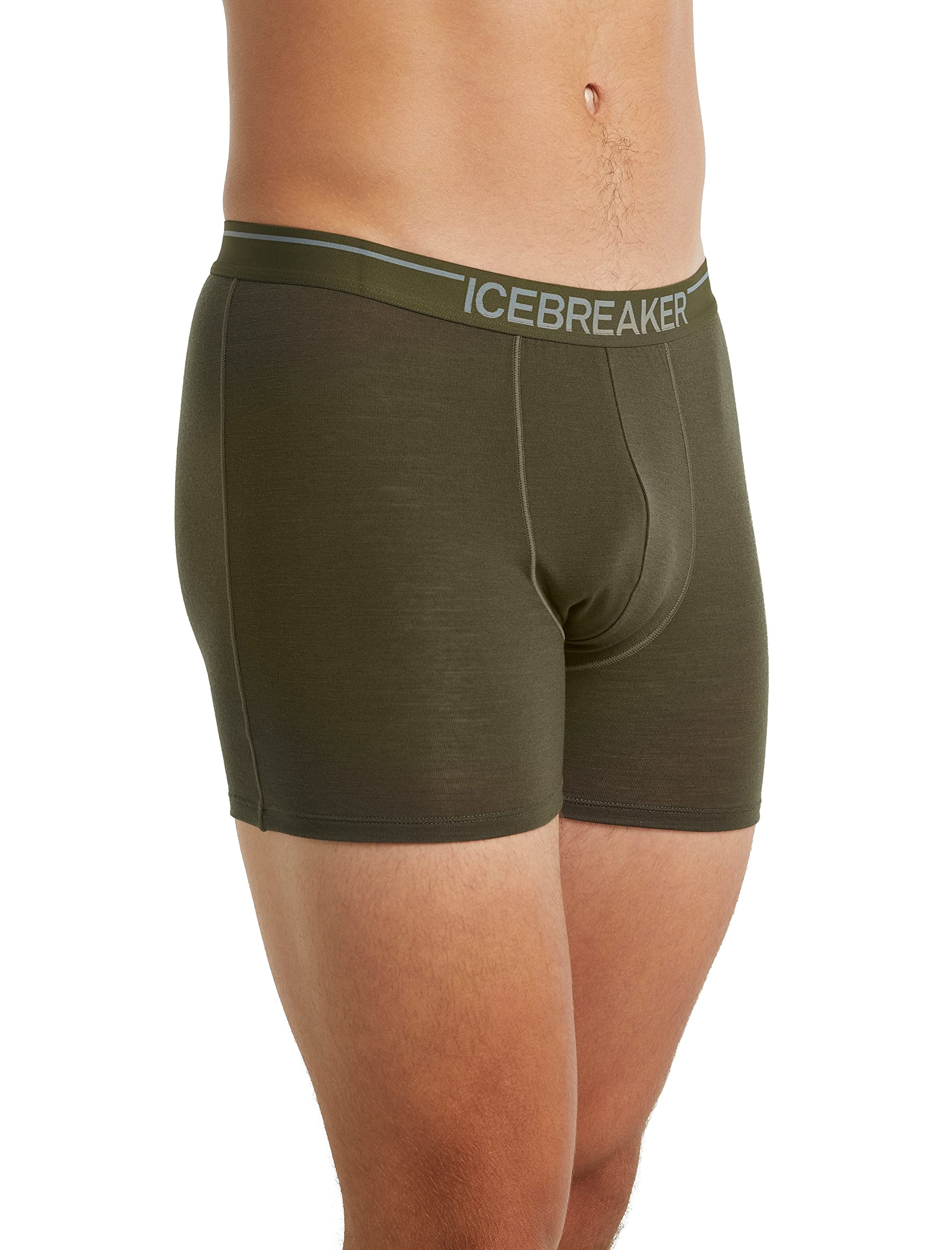 Photo 1 of icebreaker Men’s Merino Anatomica Boxer Briefs - LODEN - Small