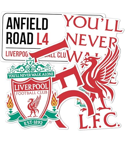 Autocollant FC Liverpool – Toutes Tailles – Vinyle Équipe – You'll Never Walk Alone