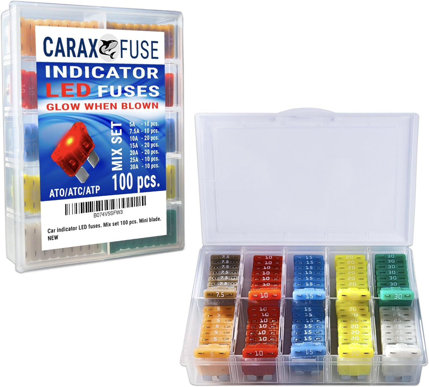 Blade Fuses Fuses Assortment Replacement Kit Smart GLOW Fuse