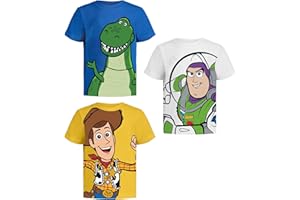 DISNEY Toy Story Pixar T-Shirt (Sets) Woody Buzz Lightyear Jessie Rex Hamm MrPotato Forky Slinky Dog Toddler/Birthday Kids Clothes