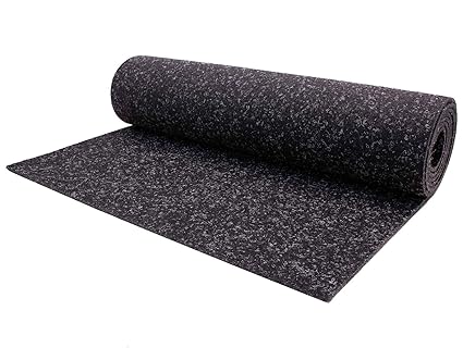Nadelfilz TURBO B1 – Anthrazit, 2,00m x 6,00m, Antistatische Zertifizierte Auslegeware, Schalldämmender Nadel-Vlies Bodenbela