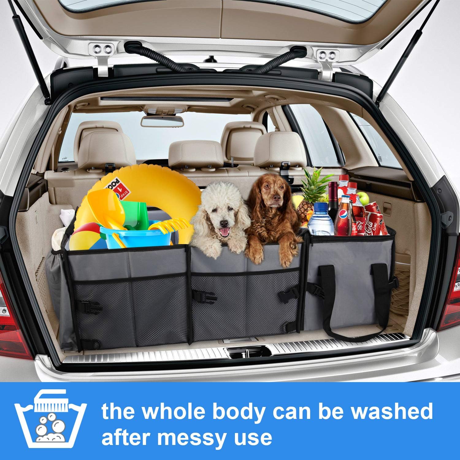 Washable Large Capacity with Insulation Cooler Bag Xcosrack Car Trunk