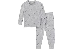 Modern Moments by Gerber unisex-baby Hacci Snug Fit 2-piece Pajama Set