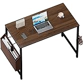 Pamray 32 Inch Computer Desk for Small Spaces with Storage Bag, Home Office Work Desk with Headphone Hook, Small Office Desk Study Writing Table