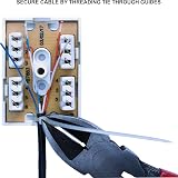 1STec BT77A 2-3 Pair Internal Telephone Cable Junction Box CW1308 CW1412 IDC view 4