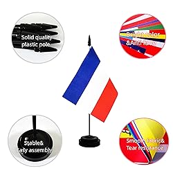 Rotenl 2 Pack Netherlands Desk Flag, Netherlandish