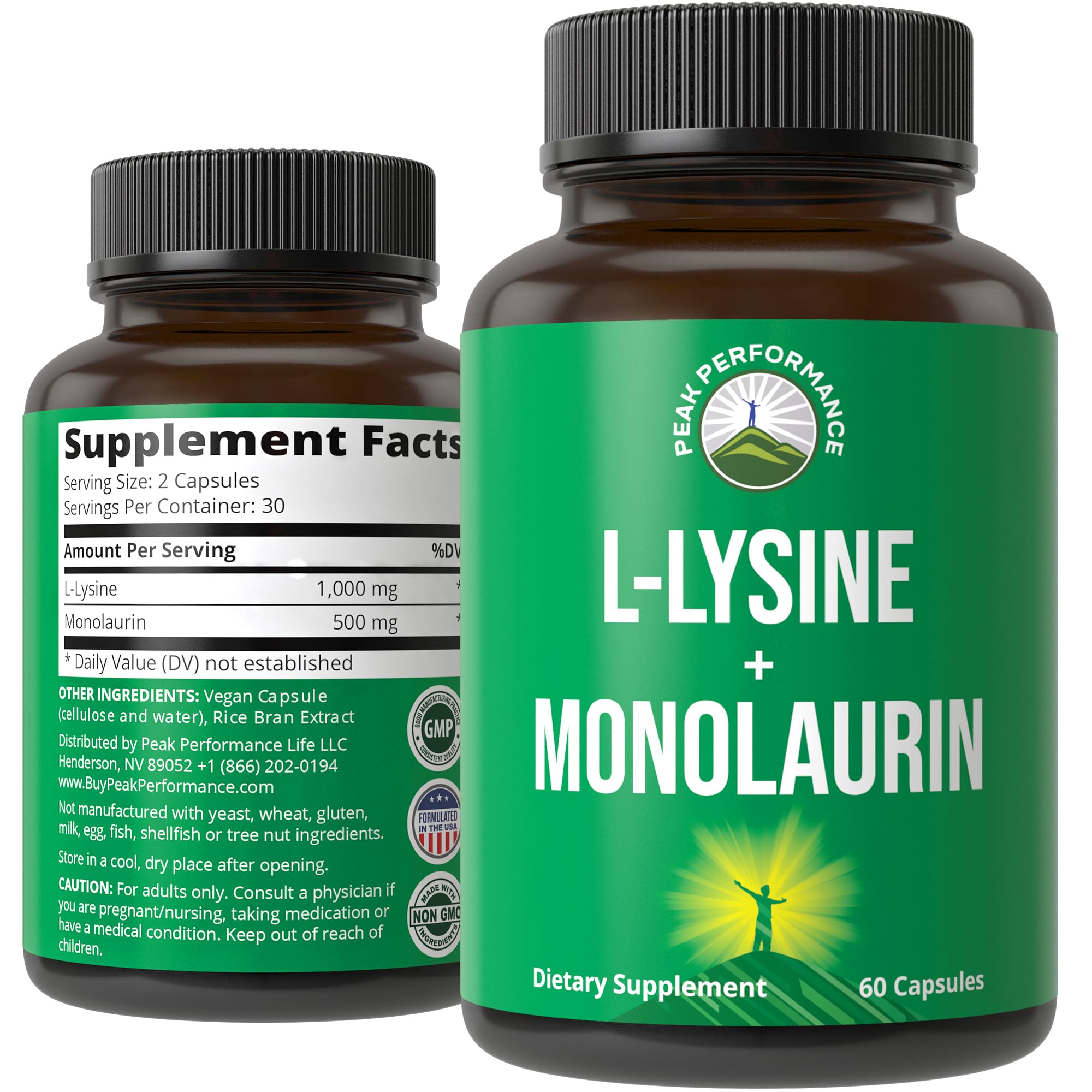 Peak Performance L-Lysine + Mo – TrustScore® 7.0/10