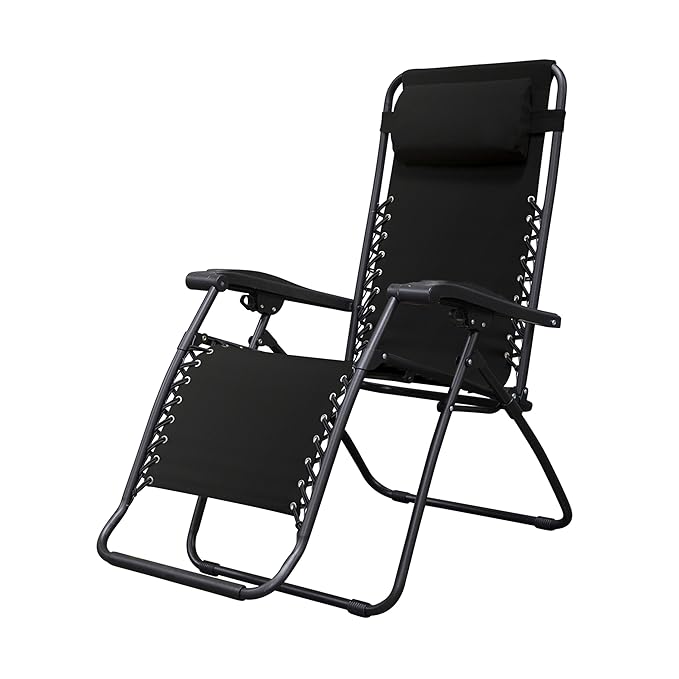 Caravan Sports Infinity Zero Gravity Chair Black