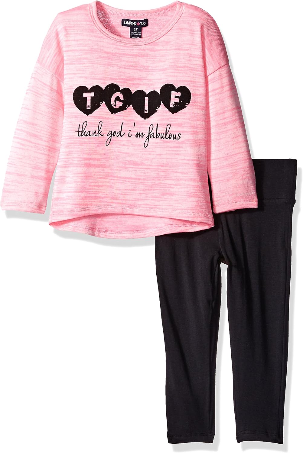 pink sweater and leggings set