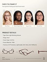 TIJN Olisa Blue Light Blocking Glasses for Women