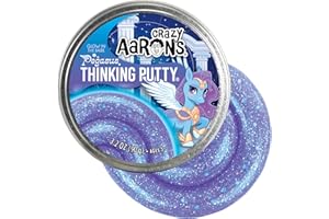 Crazy Aaron's Thinking Putty® - Pegasus - Glow in The Dark Sensory Putty for Kids and Grown ups in a 4" Tin - Creative and Endless Fun, Stress Relief Therapy Toys, Never Dries Out - Made in USA