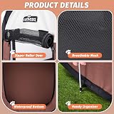 Nobleza Pop Up Pet Playpen 32.3x32.3x22.8in Foldable Portable Outdoor Indoor view 4