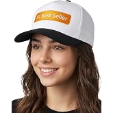 Funky Junque Adult Trucker Snapback Hat 2-Tone Baseball Cap | 5-Panel Baseball Cap for Women and Men, Cotton-Poly Blend, Adjustable Fit, Curved Brim, Sun Protection for Golf, Casual Wear