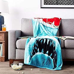 Silver Buffalo Jaws Movie Poster 45" x 60" Fleece