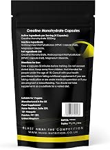 Nuke Nutrition Creatine Tablets 3000mg 60 Capsules Monohydrate for Muscle Mass view 8