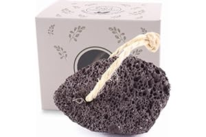 Natural Elephant Natural Volcanic Lava Pumice Stone Callus and Foot Pedicure Rock Scrub Packs (Single Pumice Stone)