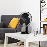 Zanussi 12" Portable Desk Fan, 3 Speed, Oscillation, Quiet Operation view 5
