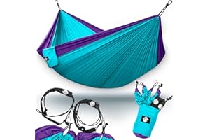 Legit Camping Hammock - Hammocks - 2 Person Hammock - Tree Hammock - Double Hammock - Portable Hammock - Outdoor Hammock - Hammock - Travel Hammock - Hammocks for Outside - Heavy Duty Hammock