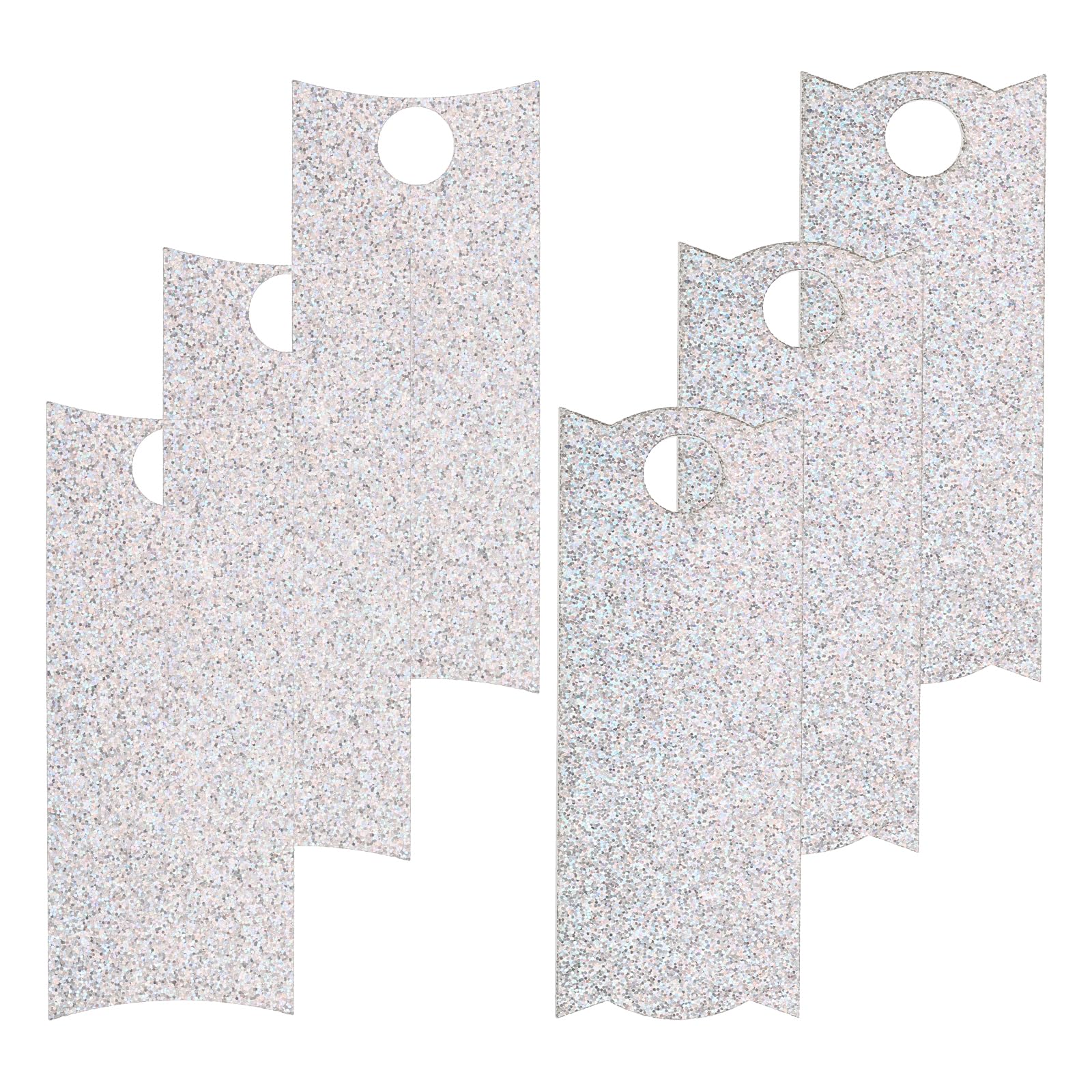 PATIKIL Name Plate for Stanley Cup 3.2" x 1.3", 12 Pack Acrylic Shiny Blank Name ID Tag Personalized Nameplate for Tumbler Lid Accessories, Multicolored