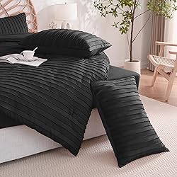 JELLYMONI Pillowcases King Size Black 2 Pack Boho