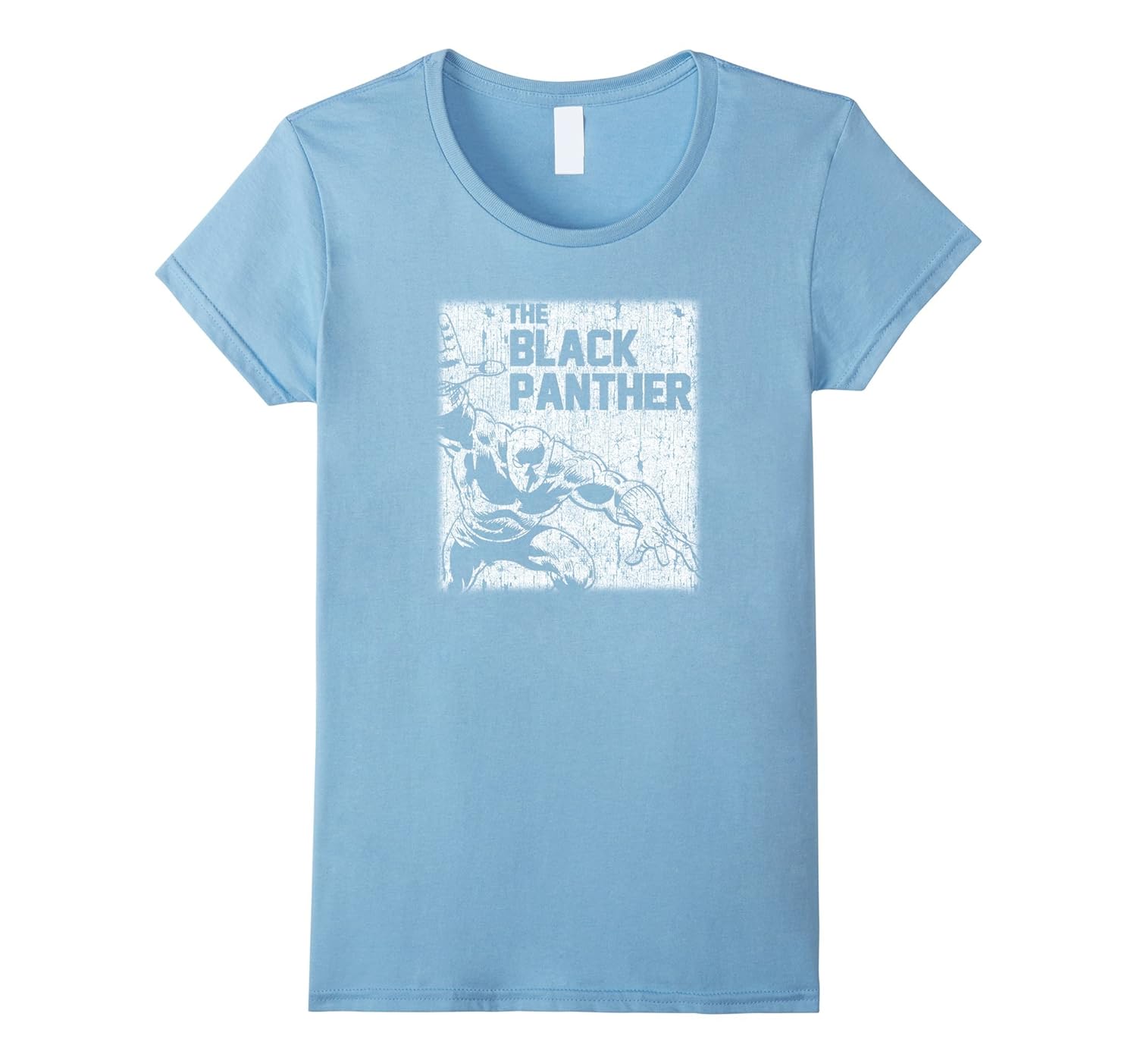 Black Panther Chalk Print Graphic TShirt