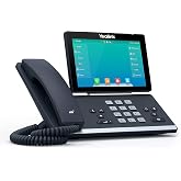 Yealink T57W IP Phone, 16 VoIP Accounts. 7-Inch Adjustable Color Touch Screen. USB 2.0, 802.11ac Wi-Fi, Dual-Port Gigabit Ethernet, 802.3af PoE, Power Adapter Not Included (SIP-T57W)