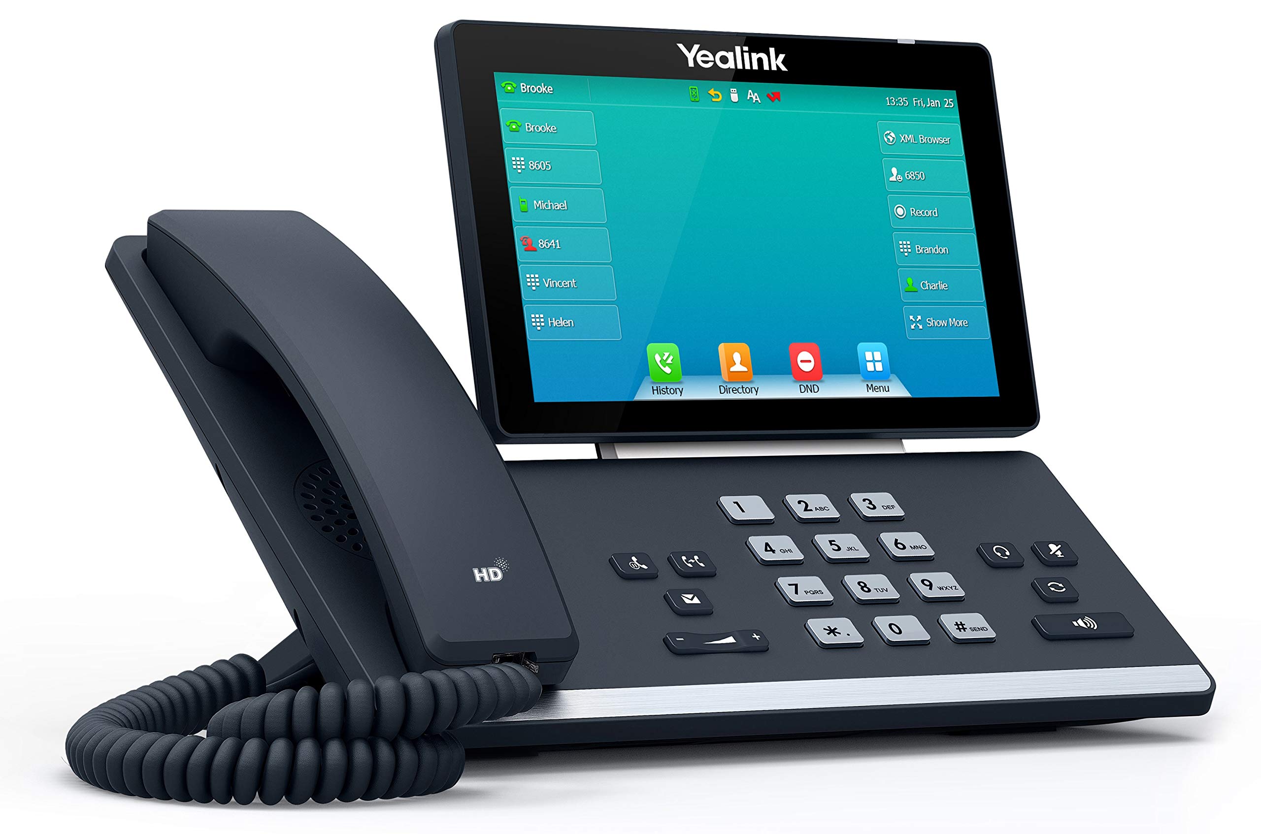 Yealink SIP-T57W Téléphone fixe Gris LCD Wifi