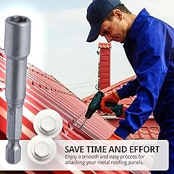 EAGLE 1 Metal Roofing Screws #10 - Painted Hex Head