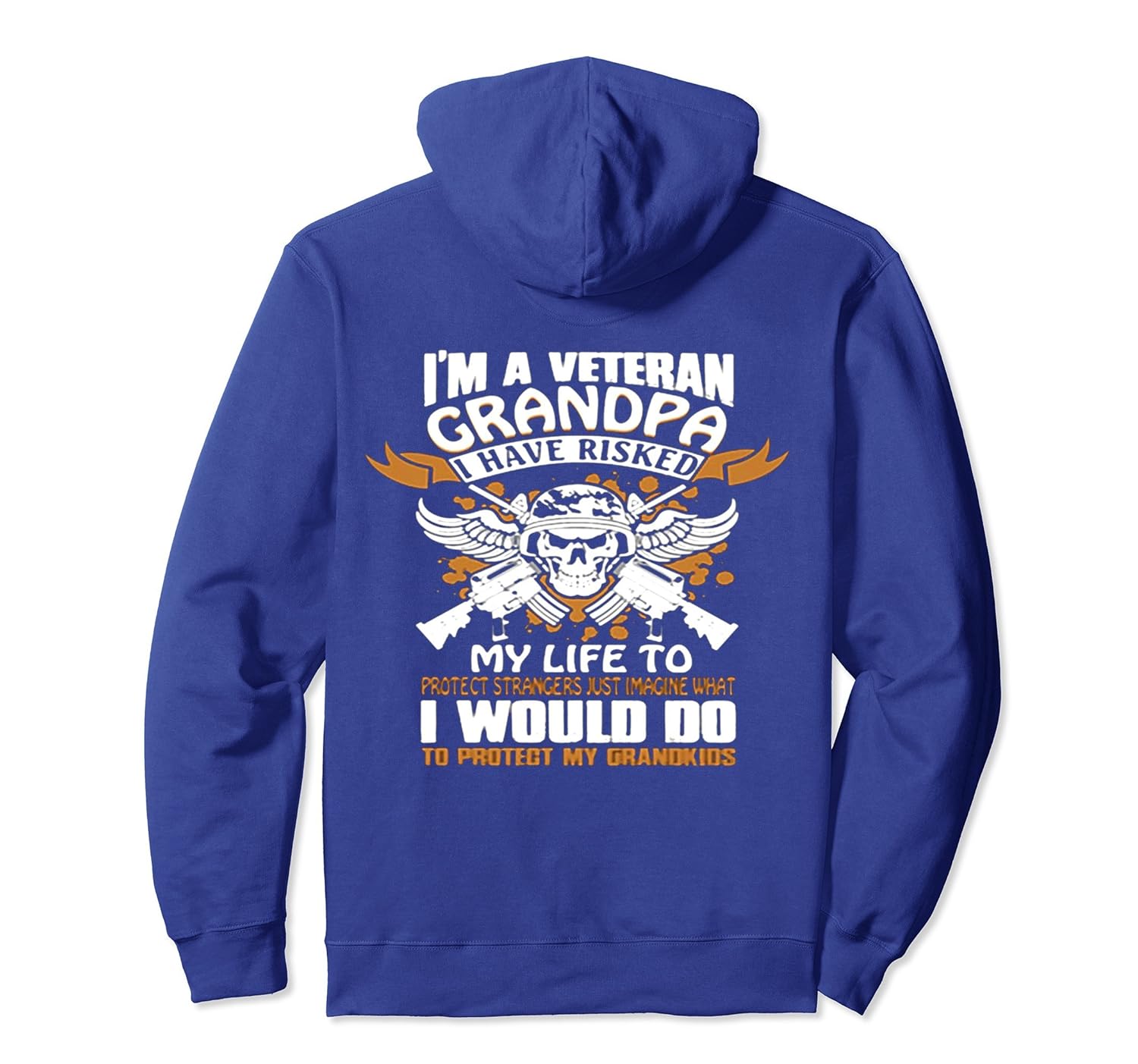 I'm a Veteran Grandpa I Have Risked Hoodie-anz