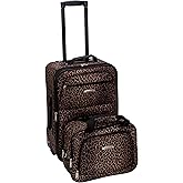 Rockland Fashion Softside Upright Luggage Set, Leopard, 2-Piece (14/19)