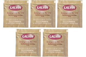 Lalvin Active Freeze Dried Wine Yeast - 5 Pack (RC-212)