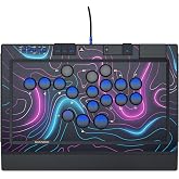 qanba Sapphire S1 Leverless Arcade Stick for PS5 PS4 PC,Fight Stick | Officially licensed leverless fight stick,Tournament grade,Detachable joystick,Precise arcade controls for PS5 fighting games