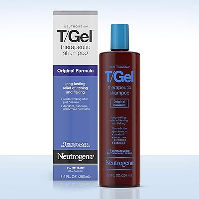 Buy Neutrogena T Gel Therapeutic Shampoo Original Formula Anti Dandruff Treatment For Long Lasting Relief Of Itching And Flaking Scalp As A Result Of Psoriasis And Seborrheic Dermatitis 8 5 Fl Oz Online In Indonesia B001e96owy