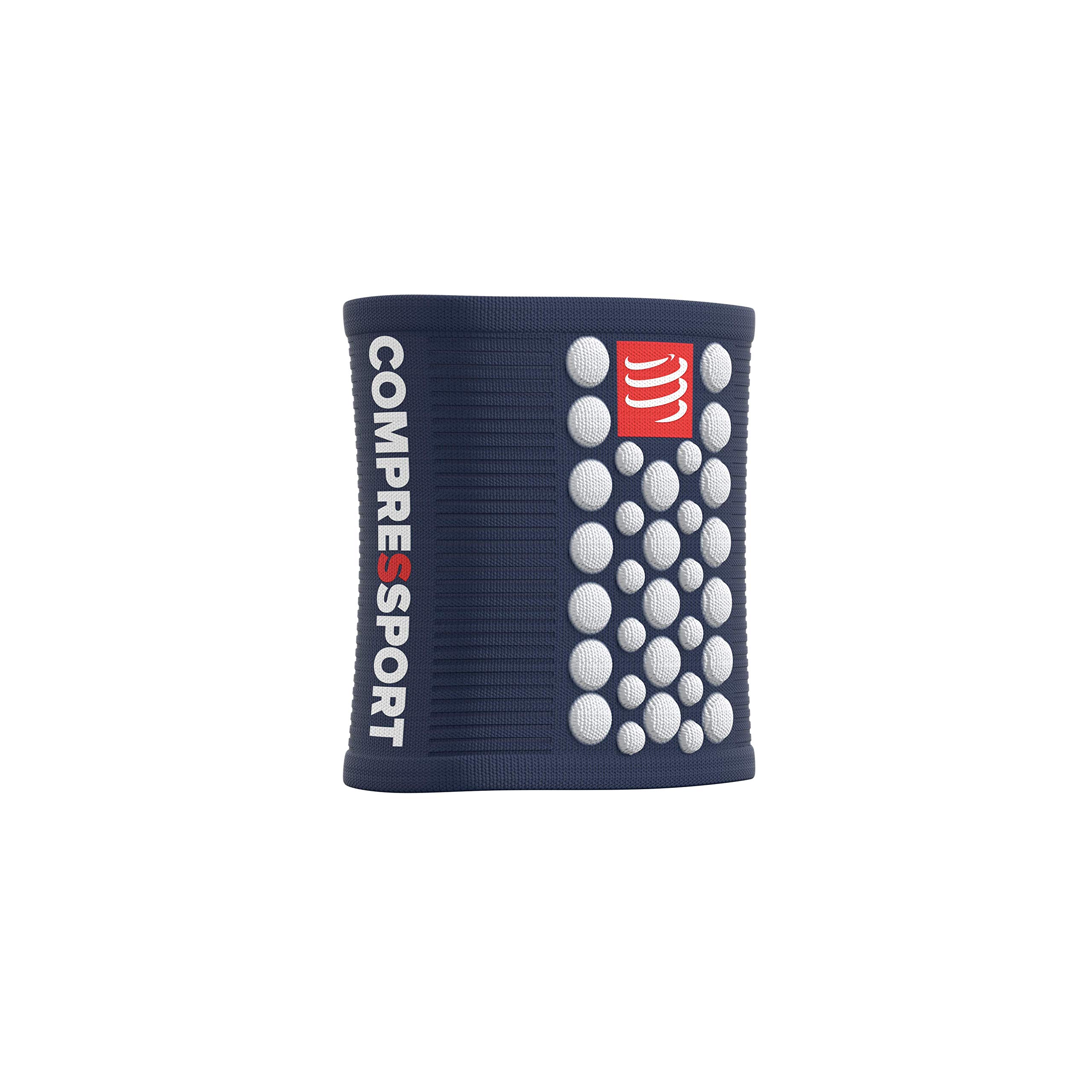 COMPRESSPORT Unisex Sweatbands 3d.dots Mu equera antitranspiraction multideporte, Blue White, Talla Unica UK