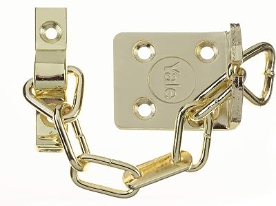 Yale V-WS6-EB TS003 Door Chain 13.5 cm Polished Brass Finish