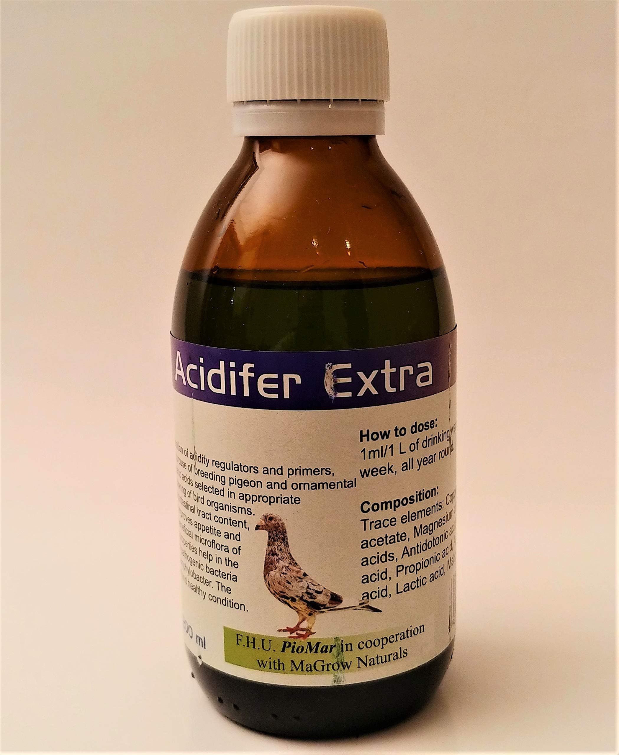Acidifier Extra natural racing pigeon medicine supplement 200 ml