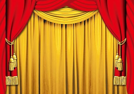 Amazon Co Jp Gooeoo 10x8ft金色と赤のカーテン劇場テーマ写真背景ビデオポートレート写真背景ブース小道具家族のパーティー誕生日の背景ベビーシャワーの装飾ビニール素材 カメラ