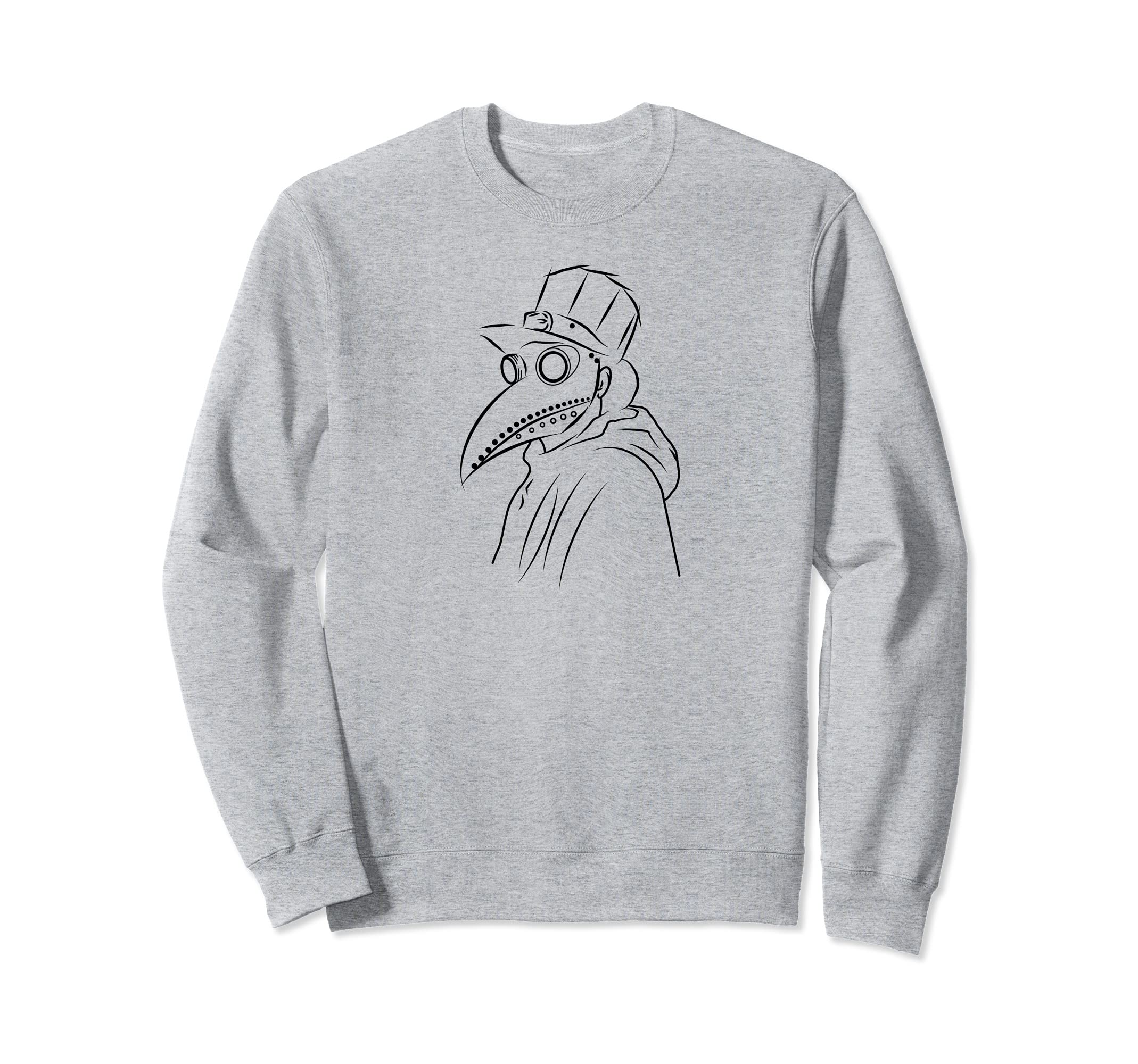 Plague doctor mask - Grunge Gothic Moon Occult fun Sweatshirt