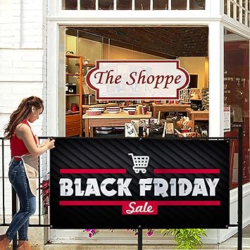 Amazon Com Half Price Banners Black Friday Shutter Vinyl