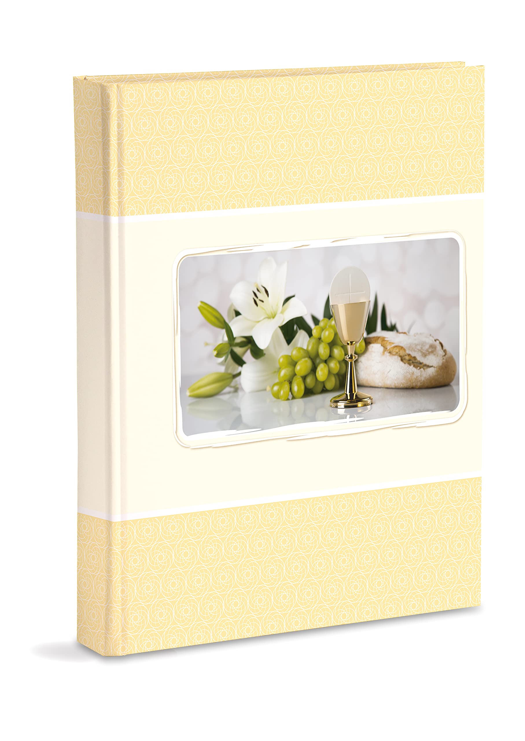 First Communion Photo Album, cm 21x28 with pockets, contains 200 photos cm 13x18