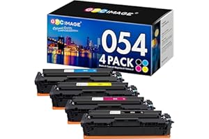 GPC Image Compatible Toner Cartridge Replacement for Canon 054 CRG-054 054H to use with Color ImageClass MF644Cdw LBP622Cdw MF642Cdw MF640C LBP620 Toner Printer (1 Black, 1 Cyan, 1 Magenta, 1 Yellow)