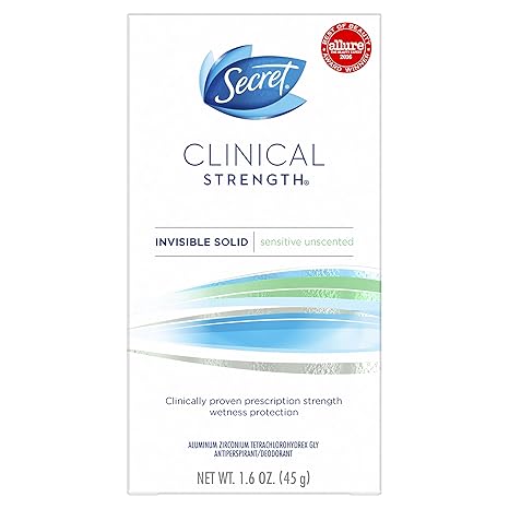Clinical Strength Invisible Solid Sensitive Hypoallergenic Unscented Antiperspirantdeodorant 16 Oz