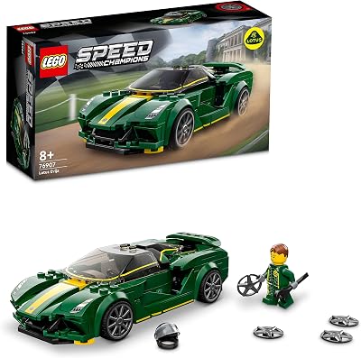 LEGO 76907 Speed Champions Lotus Evija Toy Car with Minifigure Driver