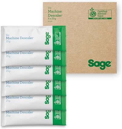 Sage Descaler for Sage Machines and Kettles Pack of 6 Descaler Powder